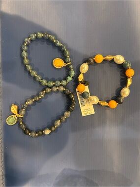 White House Black Market Beaded Bracelet Set